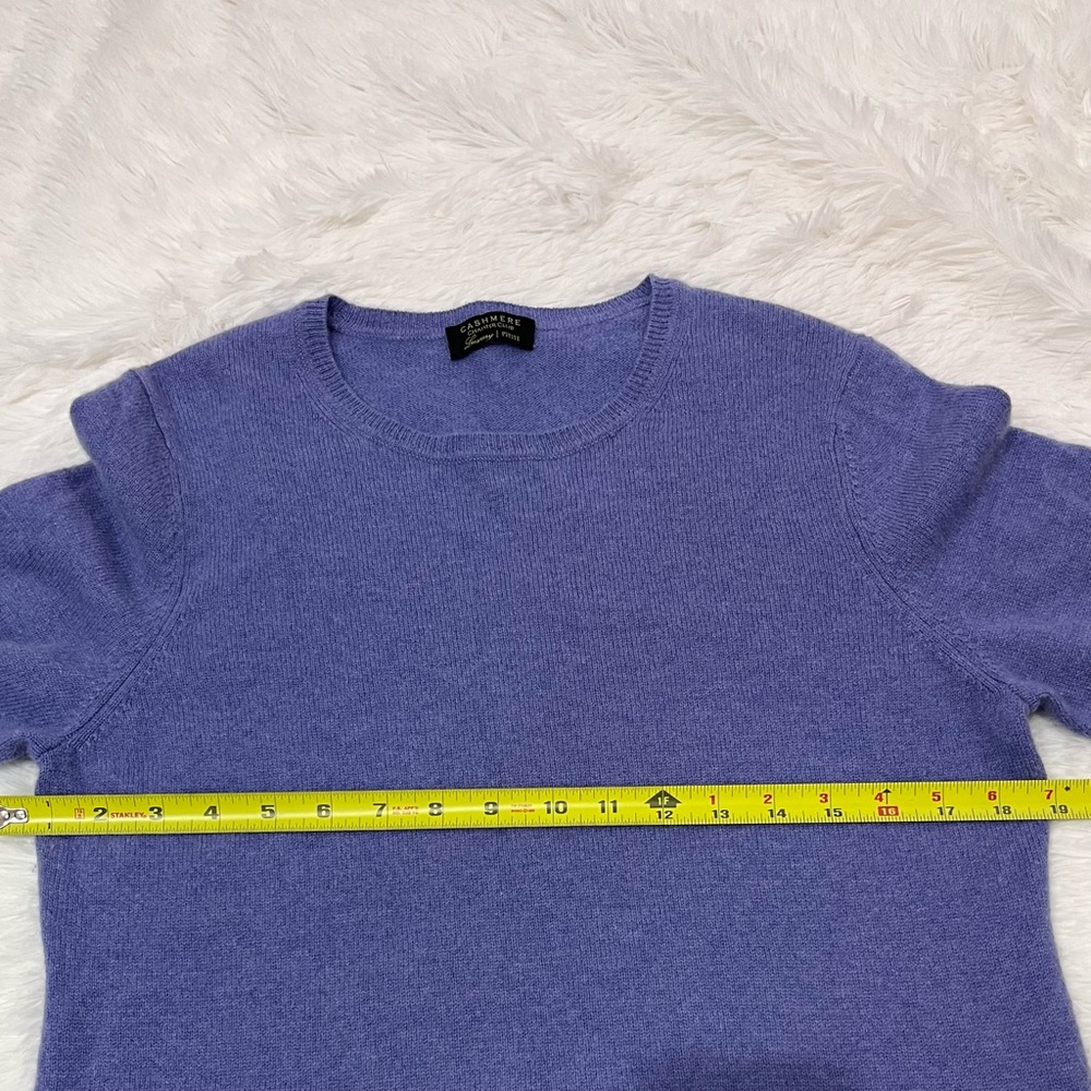 Charter Club 100% Cashmere Crew Neck Sweater Luxury Petite - Picture 2 of 7